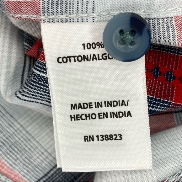 Cody James Rough Talk Plaid Long Sleeve Western Shirt Regular Fit Snap Button S - Picture 10 of 13